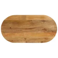 VidaXL Tischplatte 100x40x2,5 cm Oval Massivholz Mango