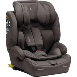 KIKKABOO Kindersitz I-Bronn i-Size (76-150cm) Isofix, Top Tether, Kissen, Gurt beige