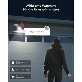 Reolink 4K PoE Überwachungskamera Aussen, Spotlight, Farbige Nachtsicht,