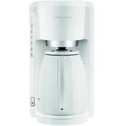 Kaffeemaschine 12 Tassen weiß Isolierkanne 1250ml
