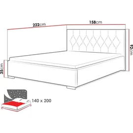 Mirjan24 Loloz Tap 140 x 200 cm Rot