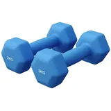 GORILLA SPORTS Kurzhantel Hanteln Set - Neopren, Gusseisen, Gewichts- und Farbwahl - Kurzhanteln