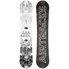 Airtracks Herren Snowboard Akasha Hybrid Rocker Wide weiß 162 CM