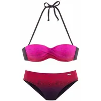 LASCANA Bügel-Bandeau-Bikini Damen Rot 32 Cup A