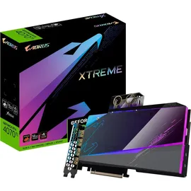 Gigabyte GeForce RTX 4070 Ti Xtreme Waterforce WB 12G - 12GB GDDR6X, 1x HDMI, 3x DP - Schwarz