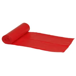 CHEFGASTRO Geruchslose Perfect Fit Müllbeutel in hoher Qualität | 60 Liter | 240 Beutel | Zur Lagerung von Nahrungsmitteln geeignet | Rot