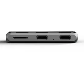 Satechi Mobile XR Hub 2-Port USB-C (1x 100W PD) mit microSD Reader Space Grau