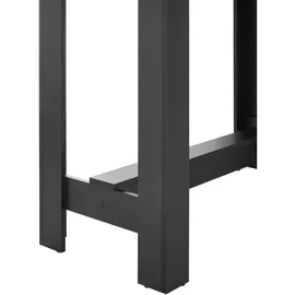 Stella Trading Bartisch Modesto 50 x 103 x 115 cm Schwarz/Eiche Artisan
