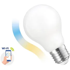 Spectrum Smart LED Birnenform 5W = 45W E27 opal Warmweiß bis Tageslichtweiß 2700K - 6500K Tuya Wi-Fi