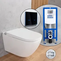 Evineo ineo3 softcube Dusch-WC mit WC-Sitz Weiß