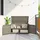 vidaXL Gartenschrank 110 x 55 x 60,5 cm Grau