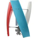 TFIANYNI 500W Windkraftanlage Vertikal Komplett Set 12V/24V, Automatische Luv-Anpassungsfunktion, Windgenerator Mit Steuergerät, Für Boote, Hütten, Wohnmobile (24, Volt)