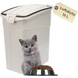 GarPet Futtertonne Luftdicht mit Deckel Futtertonne Hund Katze Hundefutter Aufbewahrung Trockenfutter Aufbewahrung Futterbox Hund Hundefutter Box 13 L