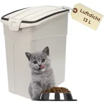 GarPet Futtertonne Luftdicht mit Deckel Futtertonne Hund Katze Hundefutter Aufbewahrung Trockenfutter Aufbewahrung Futterbox Hund Hundefutter Box 13 L