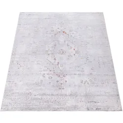 Teppich PACO HOME "Calabria 584", bunt (mehrfarbig), B:200cm H:14mm L:290cm, Polypropylen, Teppiche, Kurzflor, Orient-Optik, Vintage Design