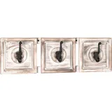 Landscape Garderobenleiste Sheffield 59 x 18 x 9 cm Schwarz