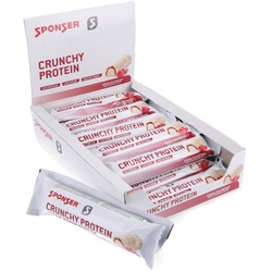 SPONSER Proteinriegel Crunchy Protein Raspberry | 12 Riegel Box