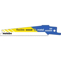 Metabo 5 Säbelsägeblätter flexible wood + metal 100 mm 5 Stück