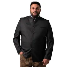 Men Plus by Happy Size Trachtenjanker schwarzmeliert 64