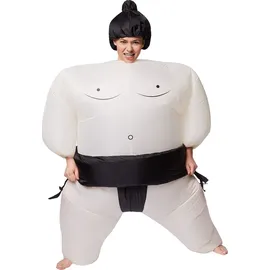 dressforfun Selbstaufblasbares Kostüm Sumo-Ringer Unisex Einheitsgröße
