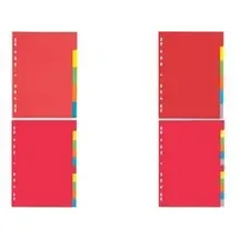 Pagna Register 31061-20 DIN A4 6teilig Karton farbig