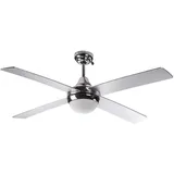 DEMA Granada 130 cm Deckenventilator Silber