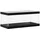vidaXL Vitrine Transparent 34 x 16 x 14 cm Schwarz