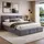 home collective Polsterbett 140 x 200 cm Grau