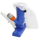 KRUMAD Poolsauger mit 3 Bürsten, ohne Strom, Poolreiniger mit Filterbeutel, Kompatibel mit Teleskopstange, für Pool, Teich, Whirlpool, Bodensauger, Pool Staubsauger, Pool Zubehör