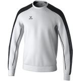 Erima Unisex Kinder EVO Star Funktionelles Sweatshirt (1072419), weiß/schwarz, 164
