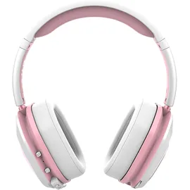 SADES "Carrier SA-203", pink (weiß, pink), Kopfhörer, kabellos, Stereo, Over Ear, Bluetooth 5.0, 2,4G, 3,5 mm, Gaming-Headset