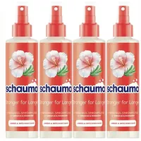 4x200ml Schauma Stronger for Longer Sprühpflege | Rosmarin & Hibiskus