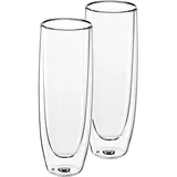 Gräwe Doppelwandige-Thermogläser, 160 ml, 2er Set, Champagner