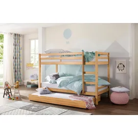 OTTO home Schubkasten OTTO HOME "Alpi", beige (natur gebeizt, gewachst), B:90cm H:20cm, Massivholz, Schubladen, Schubkasten, passend für das Etagenbett der Serie Alpi, aus massivem Kiefernholz