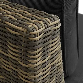 Tectake Villanova Loungeset grau