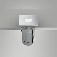 Fabas Luce NAIRE 2 SILVER Außeneinbauleuchten Edelstahl