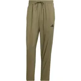 adidas Essentials 3-Streifen Stanford Open Hem Hose Olive Strata / Black 2XL
