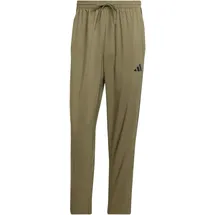 adidas Essentials 3-Streifen Stanford Open Hem Hose Olive Strata / Black 2XL