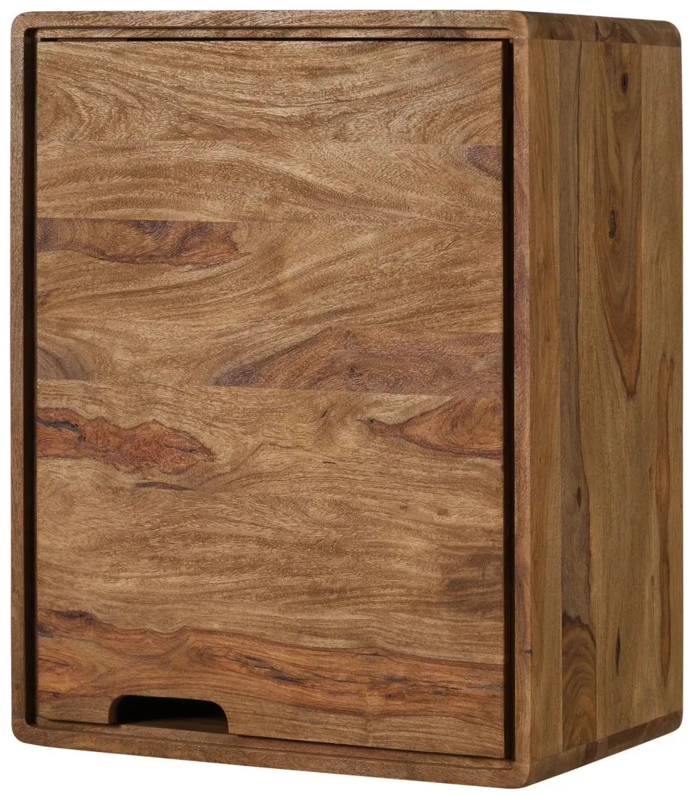 Hängeschrank Sheesham 50x35x65 natur sandgestrahlt MALMÖ 2 #275
