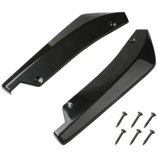 AFQNDHCKP Heckdiffusor Spoiler Lippe, Für VW Touran 1.Gen (1T) 2006-2025 2026 Heckstoßstange Diffusor Seitenschweller Splitter Kratzschutz Tuning Performance,Black