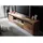 Massivmoebel24 Montreux TV-Lowboard 202x42x55 cm Tabacco Brown Geölt Holz