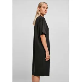 URBAN CLASSICS Organic Oversized Kurzes Kurzarmkleid Black M
