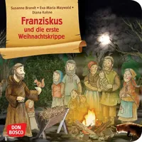 Don Bosco Franziskus und die erste Weihnachtskrippe. Mini-Bilderbuch.