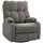 Homcom Relaxsessel mit Liegefunktion 96 x 108 x 0 cm Braun/Bronze drehbar