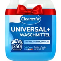 Cleanerist® Universal Waschmittel flüssig für 350 Wäschen - 10l Flüssigwaschmittel Konzentrat für bunte, helle, dunkle Wäsche - XXL Vollwaschmittel mit Frischeduft für 20-95°C, statt Pods, Pulver