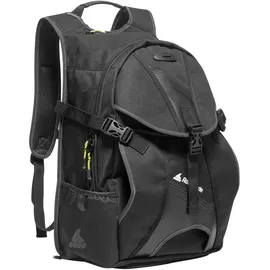 Rollerblade PRO Backpack LT 30 ECO, Rucksack für Inline Skates, Unisex, Schwarz, 30l