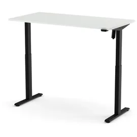 NOWY STYL Schreibtisch ECOMO Weiß / Schwarz