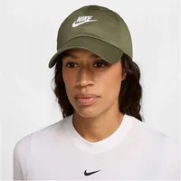 Nike Club Futura Wash Cap - Medium Olive/White M/L