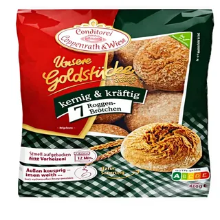 Coppenrath & Wiese Unsere Goldstücke Roggenbrötchen 490 g