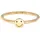 Elli Ring 925 Silber mit Smiling Pinky Ring in gold, | Gr.: 46